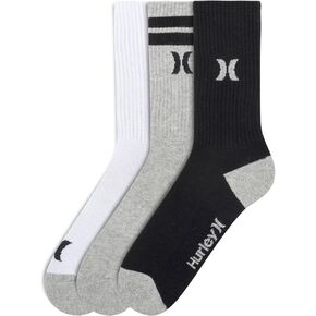 Hurley Unisex 3 Pack Half Terry Crew