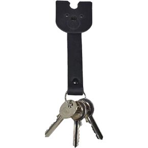 Hide & Drink, Critter Keychain Dog Key Ring Pet Fob Handmade from Full Grain Leather