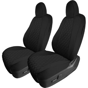 FH GROUP Custom Fit Seat Covers for 2017 – 2024 Tesla Model 3, Neoprene Seat Covers, Waterproof, Airbag Compatible Seat Covers, Front Set Black