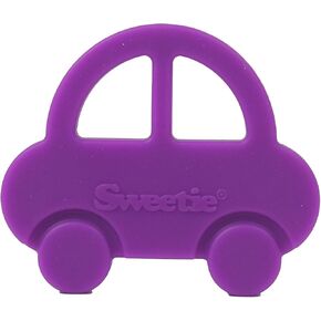 Sweetie Teether Teething Car Toys Silicone Teething for Babies silicone for Baby teething (Blue)