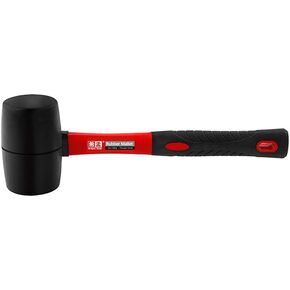 8oz Rubber Mallet Hammer with Non Slip Handle Durable Rubber Head for Woodworking Flooring Installation Construction