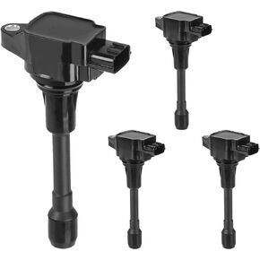 Ignition Coil for Nissan Altima Rogue Sentra Cube Versa NV200 2.5L 1.8L 1.6L, Infiniti FX50 M56 QX60 QX70 5.6L 5L 07 08 09 10 11 12 13 14 15 16 17 18 19 UF549 UF509 5C1753-4 Set