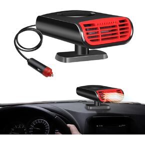 Car Heater, Portable Heater for Car, Car Heater That Plugs into Cigarette Lighter, 12V 150W 2-in-1 Fast Heating & Cooling Fans for Fast Heating Defrost Defogger and Automobile Windscreen Fan in Saudi Arabia