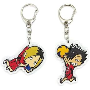 Inc. - Set of 2 Haikyuu Acrylic Keychain Kuroo Tetsurou, Kozume Kenma v4