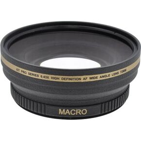 XT72WAB 72mm 0.43 Wide Angle Lens (Black)