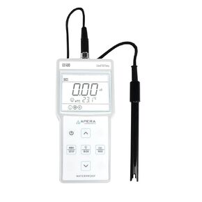 مجموعة أدوات قياس الأس الهيدروجيني المحمولة PH400 من Apera Instruments مع مخازن مؤقتة مختلطة مسبقًا، دقة 0.01 درجة حموضة، نطاق قياس 0-14.00 درجة حموضة، معايرة تلقائية ثلاثية النقاط، مسبار 3 بوصات