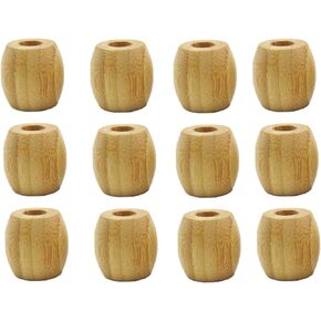 Bamboo Toothbrush Holder Pack of 12 - Biodegradable and Eco Friendly Compostable Wooden Holders Organizer for Large Small Bathroom - Small Countertop Storage Stand for Bamboo Tooth Brush