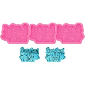 Super Shiny Phone Grip Band Aid Mold Epoxy Resin Mould, 2pc Silicone Molds DIY for Jewellery Badge Reel