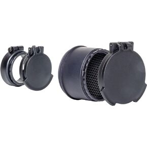 Tenebraex Ocular & Objective Scope Flip Cover Kit with KillFlash Anti-Reflection Device for Leupold Mark 4 12-40x60mm (60KIT-000001)
