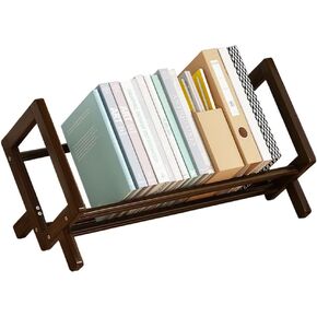 Bookshelf, Desktop Decorative Storage Organizer Display Bookshelf,for Books Magazine CDs,Desk Organizers and Storage Rack, Storage Shelf Bookcase, for Office, Home Decor.