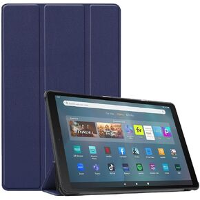 T Tersely Protective Case Compatible with Amazon Fire Max 11 Tablet (13th Generation, 2023 Release) - Trifold Ultra Lightweight Slim Hard Shell Smart Stand Cover with Auto Wake/Sleep (Navy Blue)