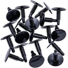 Rexka 50pcs Bumper Cover Trim Panel Retainer Clip Fastener 388930S for Ford Lincoln Mercury Bronco Expedition Explorer Ranger F-150 Pickups Trucks E Series F F Series 388930-S