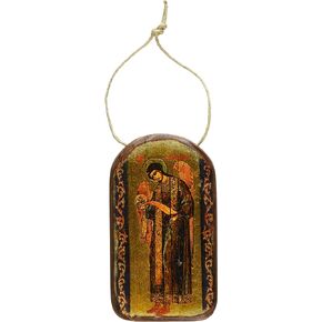 G. Debrekht Saint Gabriel The Archangel Icon Wooden Ornament Figurine