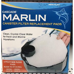 Cascade Replacement Pads (6pk Polyfiber Floss Pads OCF4,5,14,15)