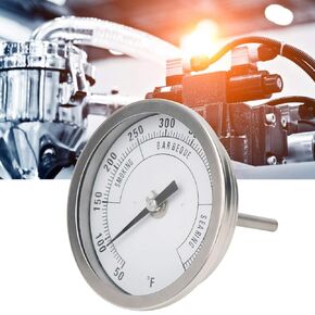 Thermometer 3in Adjustable NPT 1/2in Stainless Steel Pointer Thermometer for Barbecue Grill Oven 50-550? Dial Thermometers