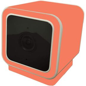 MightySkins Skin Compatible with Wyze Cam V3 - Solid Salmon | Protective, Durable, and Unique Vinyl Decal wrap Cover | Easy to Apply, Remove, and Change Styles | Made in The USA