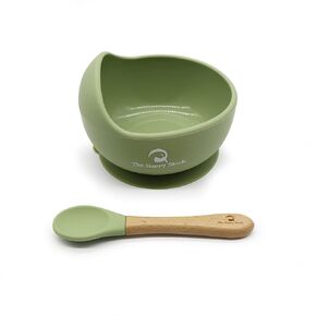 Silicone Suction Bowl and Spoon Set (Blossom)