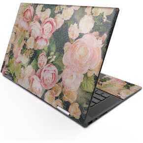 MightySkins Glossy Glitter Skin Compatible with HP Envy x360 15" (2022) - Faded Roses | Protective, Durable High-Gloss Glitter Finish | Easy to Apply, Remove, and Change Styles | Made in The USA