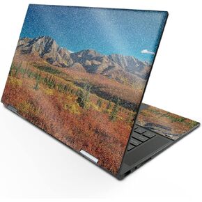 MightySkins Glossy Glitter Skin Compatible with HP Envy x360 15" (2022) - Denali Dreams | Protective, Durable High-Gloss Glitter Finish | Easy to Apply, Remove, and Change Styles | Made in The USA