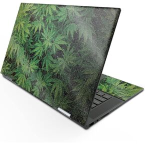 MightySkins Glossy Glitter Skin Compatible with HP Envy x360 15" (2022) - Weed | Protective, Durable High-Gloss Glitter Finish | Easy to Apply, Remove, and Change Styles | Made in The USA