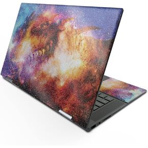 MightySkins Glossy Glitter Skin Compatible with HP Envy x360 15" (2022) - Dragon Nebula | Protective, Durable High-Gloss Glitter Finish | Easy to Apply, Remove, and Change Styles | Made in The USA