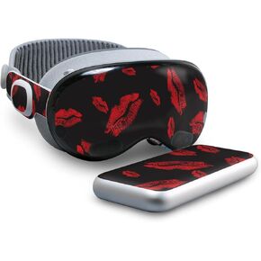 Skin Compatible with Apple Vision Pro - Kiss Me - Premium 3M Vinyl Protective Wrap Decal Cover - Easy to Apply | Crafted in The USA by MightySkins