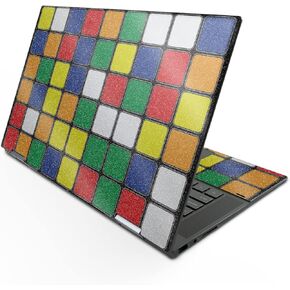 MightySkins Glossy Glitter Skin Compatible with HP Envy x360 15" (2022) - Puzzle Cube | Protective, Durable High-Gloss Glitter Finish | Easy to Apply, Remove, and Change Styles | Made in The USA