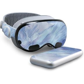 Glossy Glitter Skin Compatible with Apple Vision Pro - Imaginary - Premium 3M Vinyl Protective Wrap Decal Cover - Easy to Apply | Crafted in The USA by MightySkins
