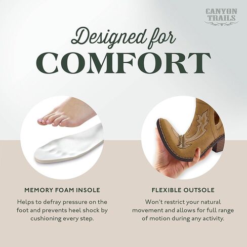 أحذية غربية للنساء - أحذية راعية البقر على طراز الكاحل - أنجي - أحذية رعاة البقر مريحة للنساء والفتيات المراهقات - حذاء راعية البقر للنساء in Kuwait