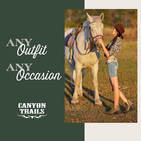 أحذية غربية للنساء - أحذية راعية البقر على طراز الكاحل - أنجي - أحذية رعاة البقر مريحة للنساء والفتيات المراهقات - حذاء راعية البقر للنساء in Kuwait