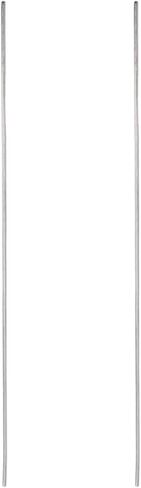 304 قضيب مستدير صلب من الفولاذ المقاوم للصدأ، [لللكمات الانجرافية عمود مختلف DIY نموذج طائرة نموذج سفينة نموذج سيارات] - 1.5 مم × 300 مم / لون فضي / قطعتان in Kuwait