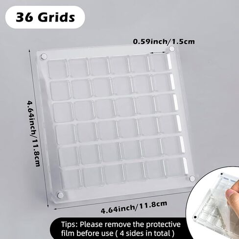 Acrylic Magnetic Seashell Display Box, Seashell Storage Box Display Case Decorative Seashell Starfish Trinket, Seashell Storage Box(36 Grids) in Kuwait