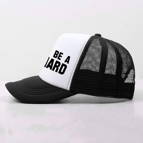 mens Don't BE A Richard Funny Gag Joke Party Mesh Trucker Cap, Black, One Size in Saudi Arabia