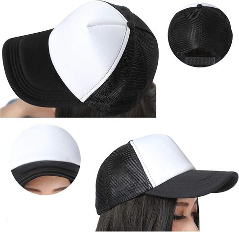 mens Don't BE A Richard Funny Gag Joke Party Mesh Trucker Cap, Black, One Size in Saudi Arabia