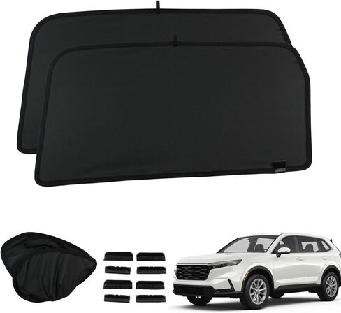 عبوتان من مظلات الشمس لنافذة السيارة لسيارة Honda CRV 2023 2024 - مانع ظل الشمس أو ظل النافذة الجانبية للسيارة للتخييم والقيلولة والنوم والرضاعة الطبيعية in Kuwait