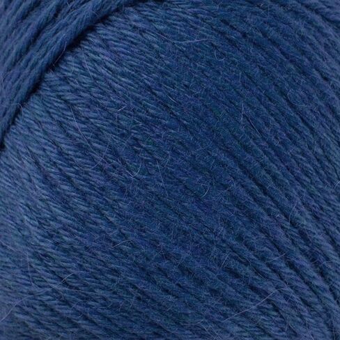 5 Ball La Mia Angora Wool Total 8.8 Oz. Each 1.76 Oz (50g) / 136 Yrds (125m), 15% Angora, Light-Dk Premium Yarns, Blue - L129 in Saudi Arabia