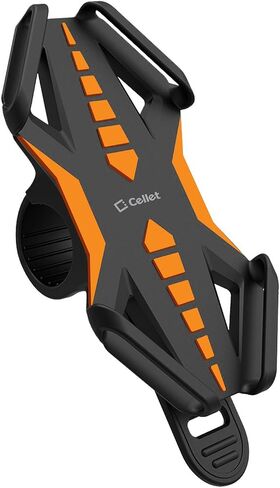 Cellet Motorcycle, Bike Phone Mount, Universal Bicycle Holder Mount Compatible for Apple iPhones, Samsung Galaxy, Google Pixels, Motorola Smartphones (Blue) in Saudi Arabia