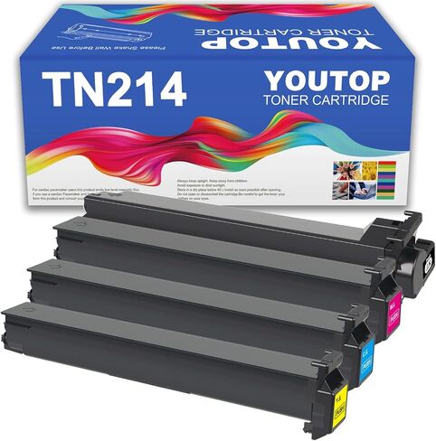 4PK TN-214 TN214 Toner Cartridge Compatible for Konica Minolta bizhub C200 (A0D7135 A0D7435 A0D7335 A0D7235) in Saudi Arabia