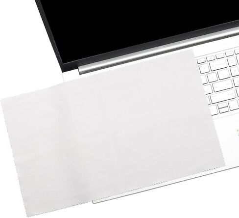 قطعتان من قماش التنظيف من الألياف الدقيقة لأجهزة الكمبيوتر المحمول HP 15.6 بوصة HP Pavilion 15.6/HP Envy x360 15.6/ProBook 15.6/EliteBook 15.6/OMEN 15.6 بوصة وبطانة كمبيوتر محمول HP 17.3 بوصة وبطانة من الألياف الدقيقة وقطعة قماش للتنظيف in Saudi Arabia