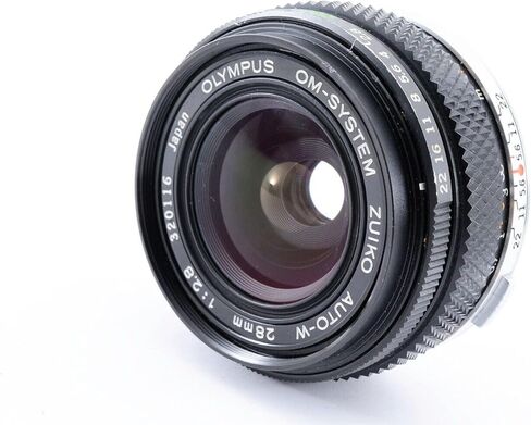 عدسة أوليمبوس 28 ملم f2.8 OM Mount SLR عدسة واسعة الزاوية لكاميرات SLR DSLR (متجددة) in Saudi Arabia