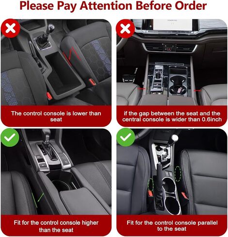 1PC Car Main Driver Car Seat Gap Filler Organizer with Cup Holder for Car Seat Gap Filler Multifunctional Automotive Seat Gap Filler Organizer (Black) in Saudi Arabia