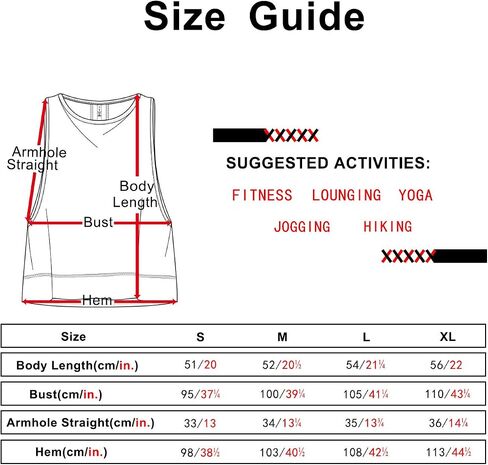 icyzone Cropped Workout Tops for Women, Athletic Yoga Gym Racerback Tank Tops, Running Exercise Shirts in Saudi Arabia