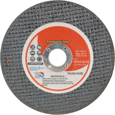 25 قطعة 4 بوصة × 1/16 بوصة × 5/8 بوصة عجلات قطع من الفولاذ المقاوم للصدأ مناسبة للمعادن والفولاذ المقاوم للصدأ، عجلة قطع طاحونة الزوايا، أقراص القطع in Kuwait