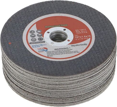 25 قطعة 4 بوصة × 1/16 بوصة × 5/8 بوصة عجلات قطع من الفولاذ المقاوم للصدأ مناسبة للمعادن والفولاذ المقاوم للصدأ، عجلة قطع طاحونة الزوايا، أقراص القطع in Kuwait