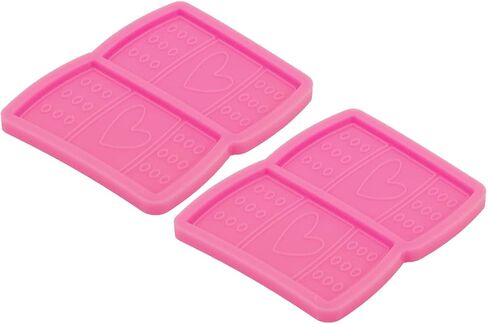Super Shiny Phone Grip Band Aid Mold Epoxy Resin Mould, 2pc Silicone Molds DIY for Jewellery Badge Reel in Saudi Arabia