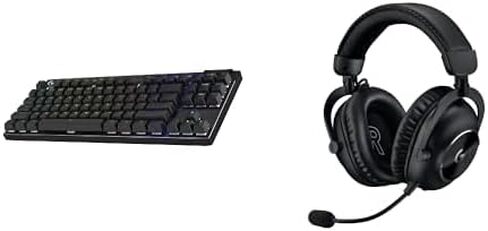 Logitech G PRO X TKL Rapid Tenkeyless Gaming Keyboard (Hall-Effect) - Black | Hall-Effect Magnetic Analog Switches with Rapid Trigger, Lightsync RGB, Detachable USB-C Cable, Volume Roller & Media Buttons in Kuwait