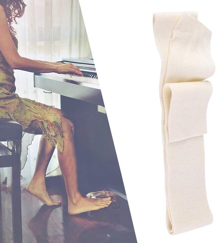 Piano Pedal Felt Beige Wool Musical Instruments Repair Parts Wear-Resistant Accessory, Piano Muffler Felt Piano Mute Rail Felt Strip Piano Weak Sound Felt for Piano Accessory in Saudi Arabia