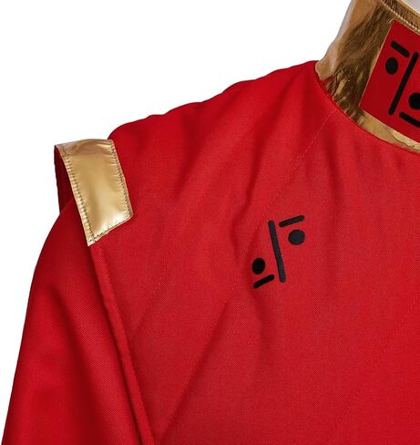 V Tv Series Costume V Visitors Costume Security Officer Uniform Military Costume Jacket Pants Clothes Red Suit in Saudi Arabia