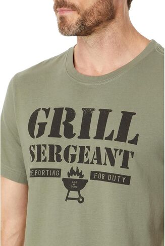 تي شيرت Life is Good للرجال من Wordsmith Grill Seargant Crusher in Saudi Arabia