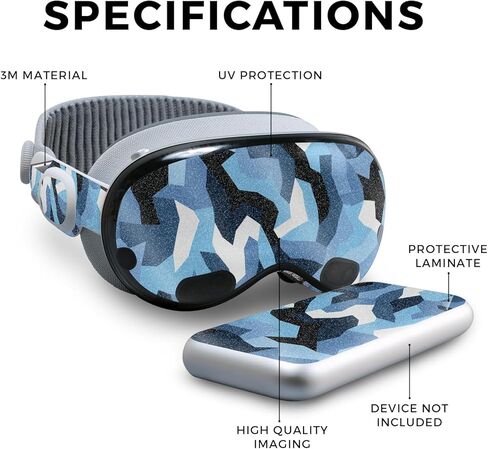 VR Skin Compatible with Apple Vision Pro - Neutral Flowers - Premium 3M Vinyl Protective Wrap Decal Cover - Easy to Apply | Crafted in The USA by MightySkins in Kuwait